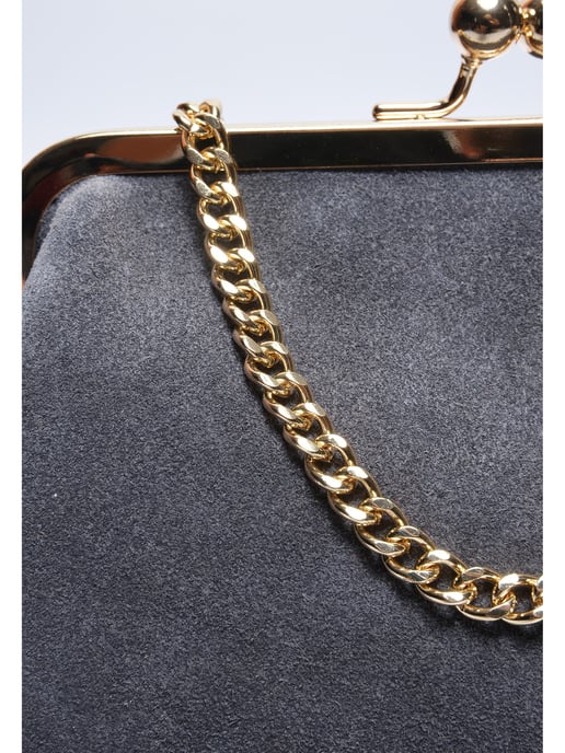 Luisa Vannini GRAU Rindsledertasche - Image 3