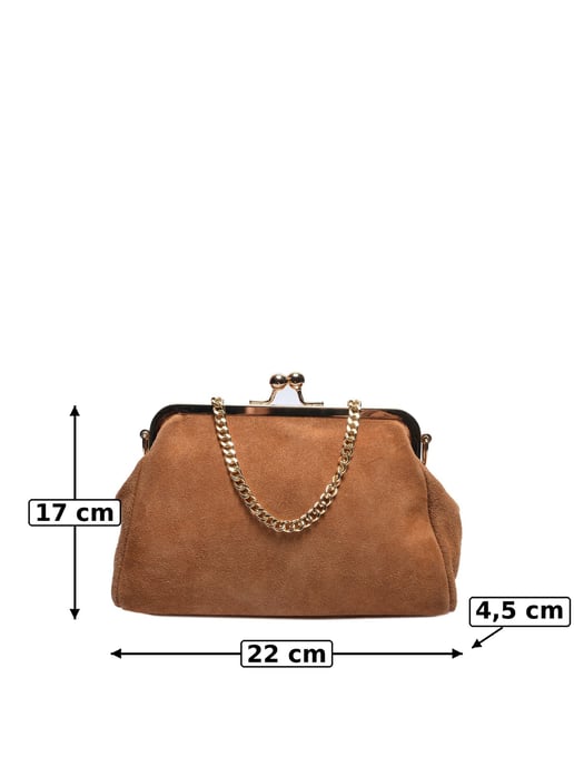 Luisa Vannini COGNAC Rindsledertasche - Image 5