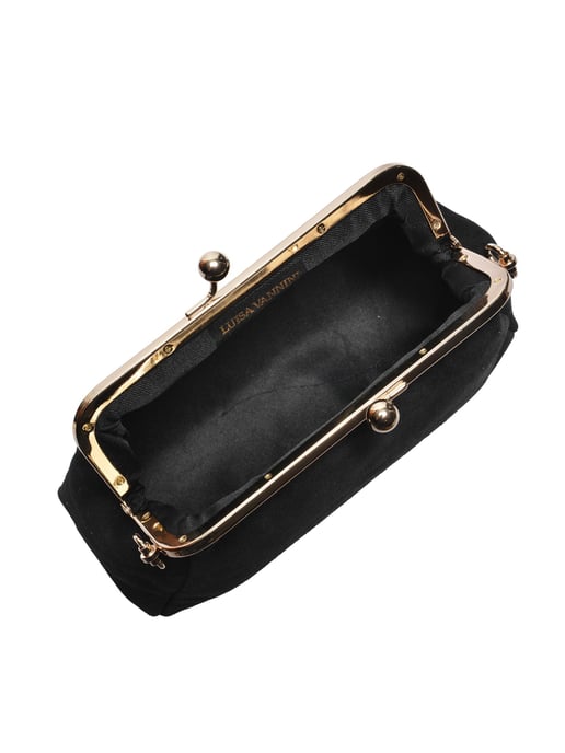 Luisa Vannini SCHWARZ Rindsledertasche - Image 4