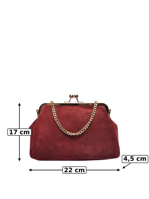 Luisa Vannini BORDEAUX Rindsledertasche - Image 5