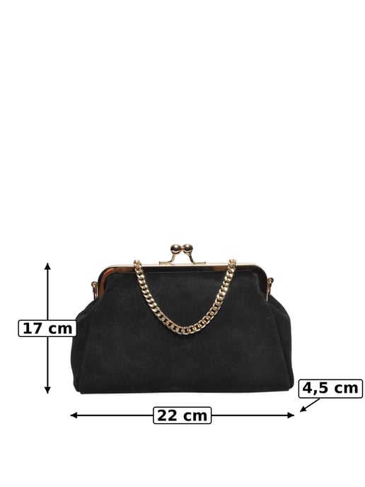 Luisa Vannini SCHWARZ Rindsledertasche - Image 5
