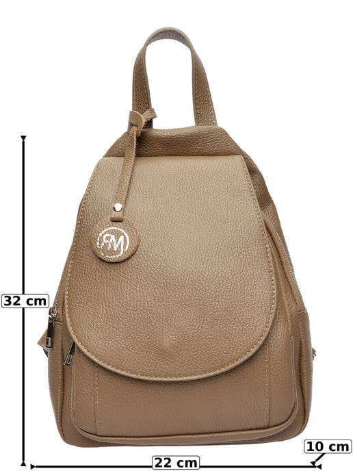 Roberta M Beige Rindsledertasche - Image 6
