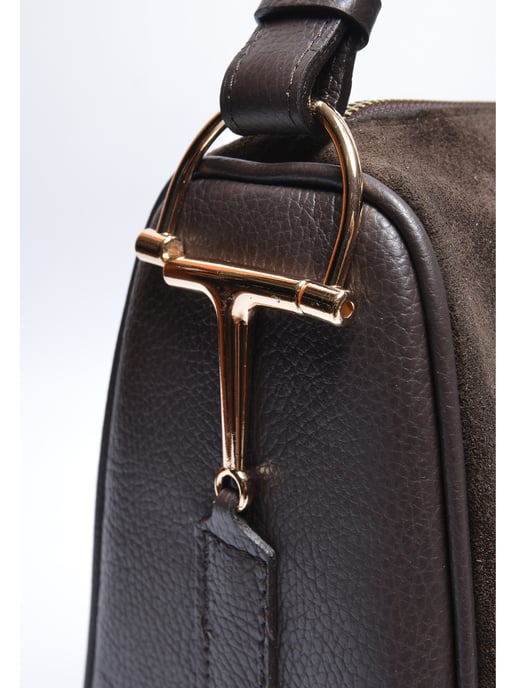 Luisa Vannini Kastanienbraun Rindsledertasche - Image 3