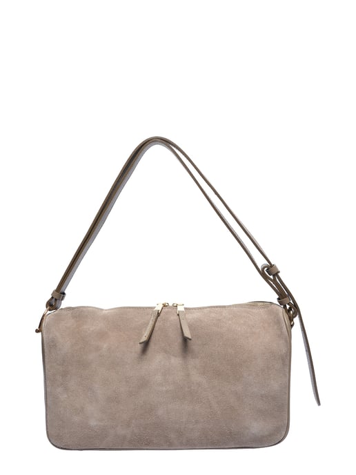 Luisa Vannini Beige Rindsledertasche - Image 1