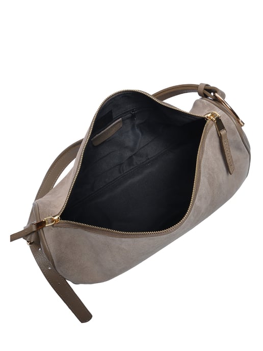 Luisa Vannini Beige Rindsledertasche - Image 4