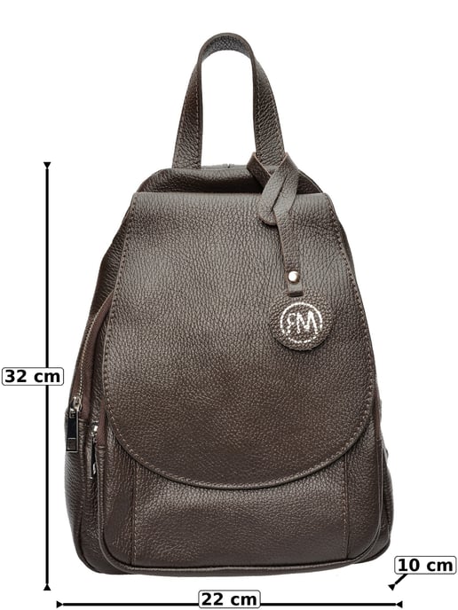 Roberta M Kastanienbraun Rindsledertasche - Image 6