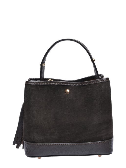Luisa Vannini Zweifarbig Rindsledertasche - Image 1