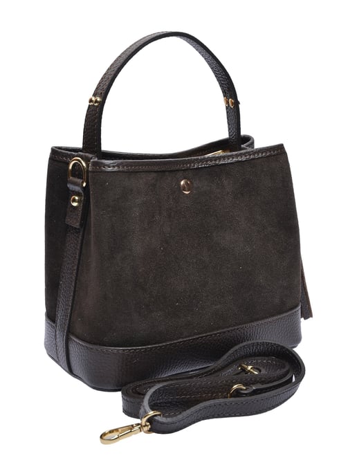 Luisa Vannini Zweifarbig Rindsledertasche - Image 2