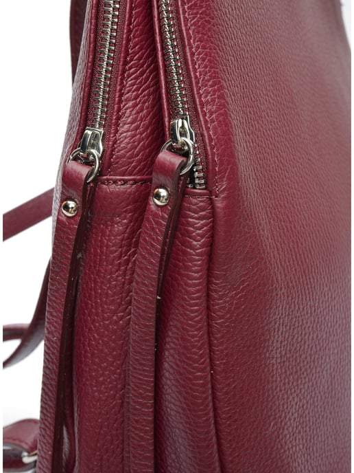 Isabella Rhea Weinfarbe Rindsledertasche - Image 3