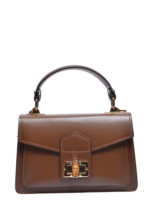 Roberta M Kastanienbraun Rindsledertasche - Image 1