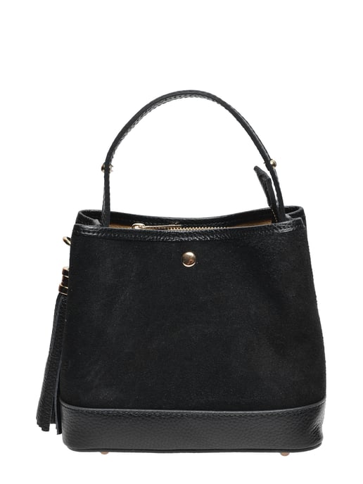 Luisa Vannini SCHWARZ Rindsledertasche - Image 1