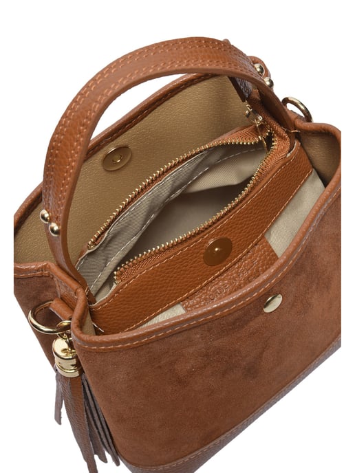 Luisa Vannini COGNAC Rindsledertasche - Image 4