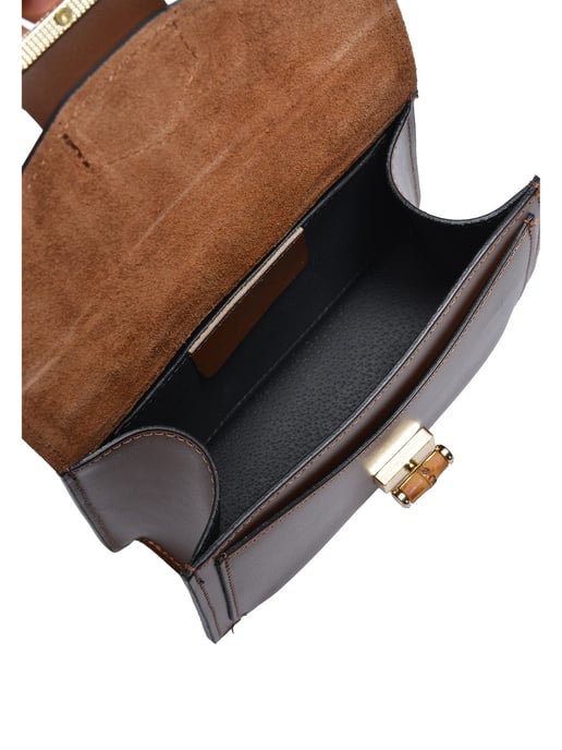 Roberta M Kastanienbraun Rindsledertasche - Image 4