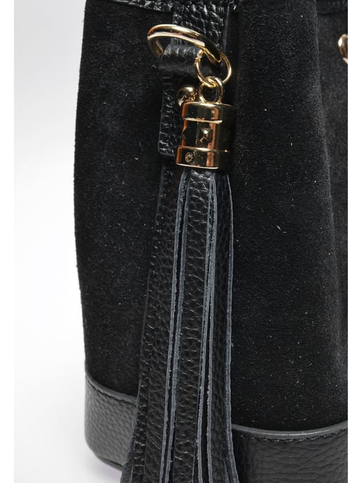 Luisa Vannini SCHWARZ Rindsledertasche - Image 3