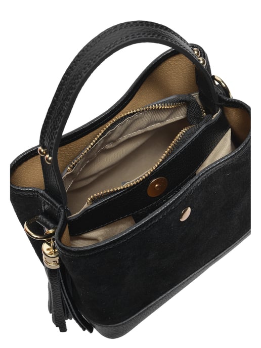 Luisa Vannini SCHWARZ Rindsledertasche - Image 4