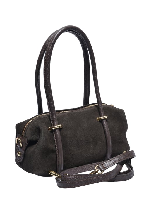 Luisa Vannini Zweifarbig Rindsledertasche - Image 2