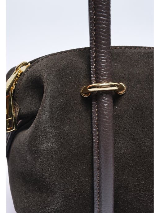Luisa Vannini Zweifarbig Rindsledertasche - Image 3