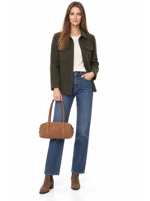 Luisa Vannini COGNAC Rindsledertasche - Image 6