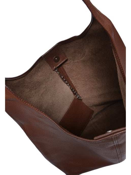 Roberta M Kastanienbraun Rindsledertasche - Image 4