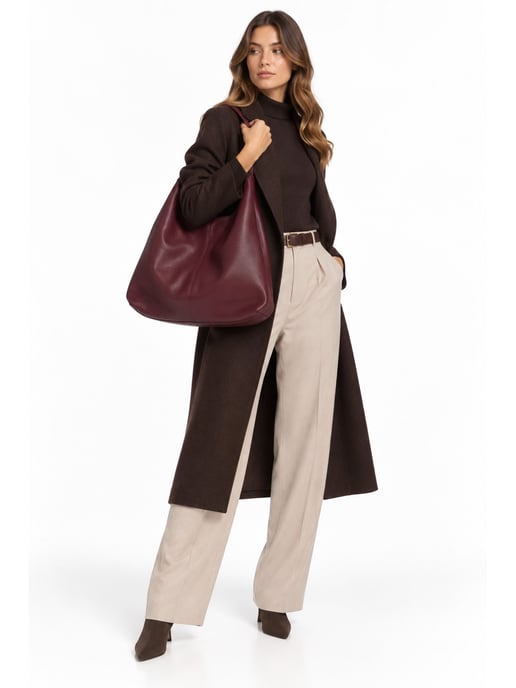 Roberta M Weinfarbe Rindsledertasche - Image 6
