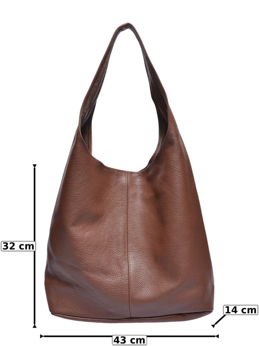 Roberta M Kastanienbraun Rindsledertasche - Image 5