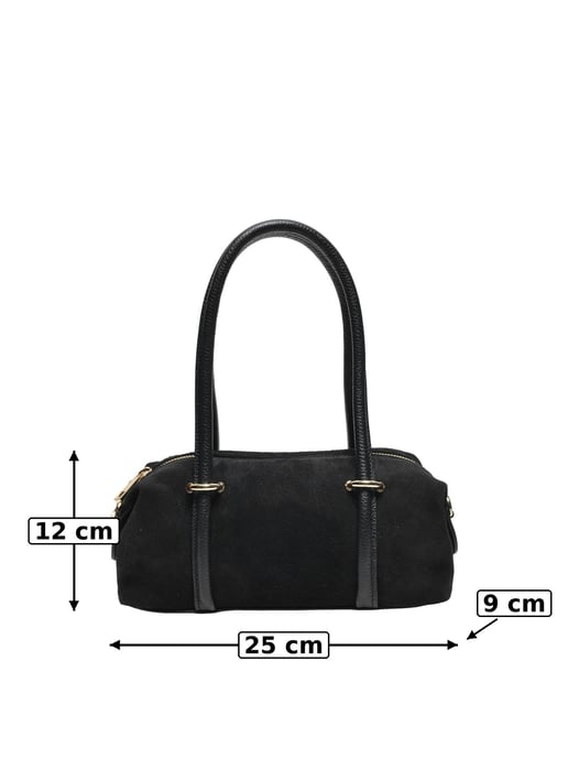 Luisa Vannini SCHWARZ Rindsledertasche - Image 5