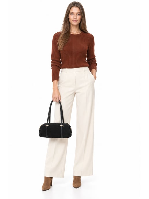 Luisa Vannini SCHWARZ Rindsledertasche - Image 6