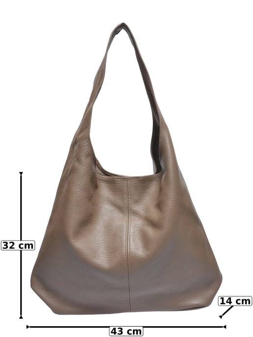 Roberta M Beige Rindsledertasche - Image 5