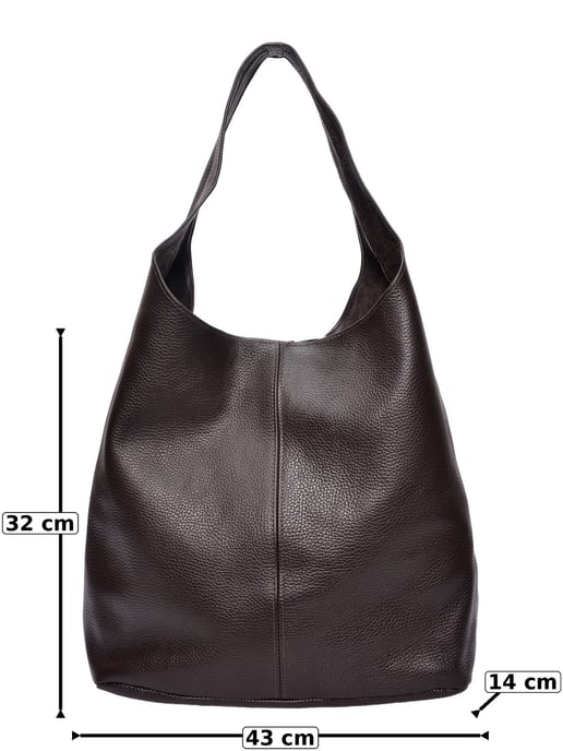 Roberta M Kastanienbraun Rindsledertasche - Image 6