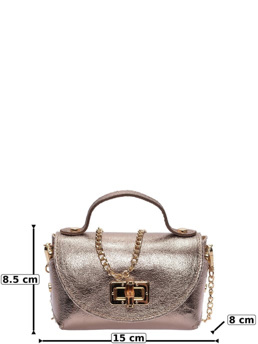 Roberta M Bronze Rindsledertasche - Image 6