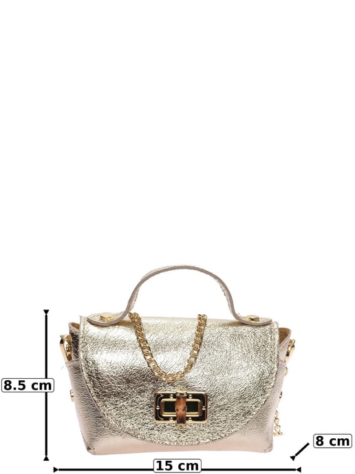 Roberta M Gold Rindsledertasche - Image 6