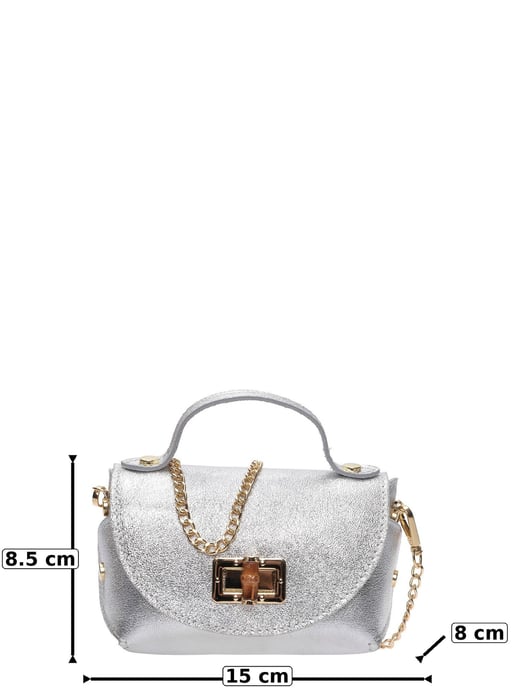 Roberta M Silber Rindsledertasche - Image 6