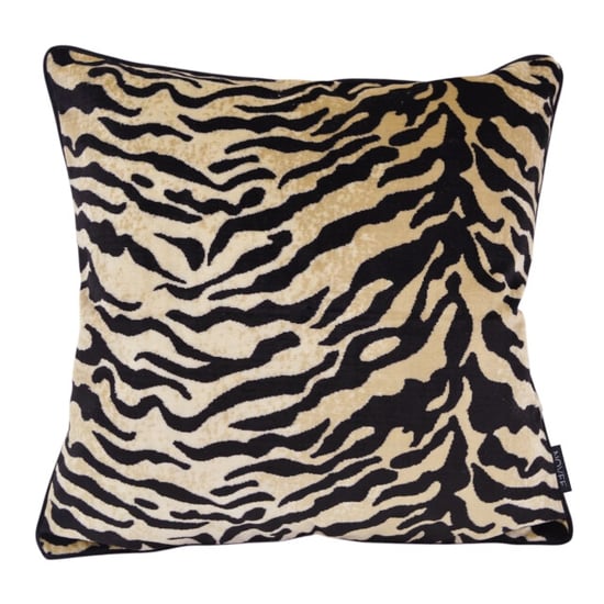 NOVÉE Zebra Muse Kissenbezug | 45x45 cm | Samt/Polyester - Image 1