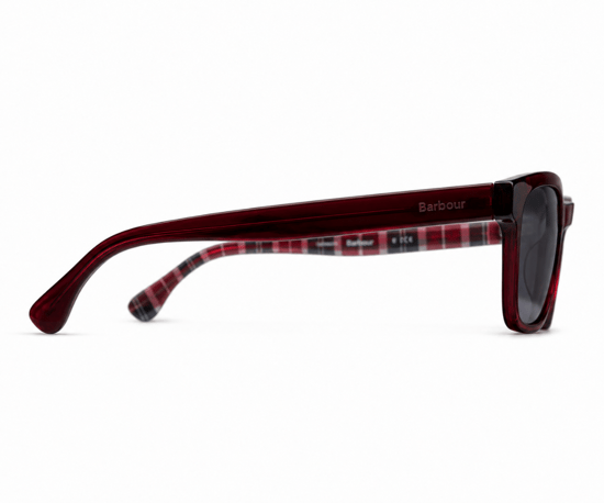 Barbour BA8104 C1 Rote Sonnenbrille - Image 4