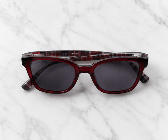 Barbour BA8104 C1 Rote Sonnenbrille - Image 5