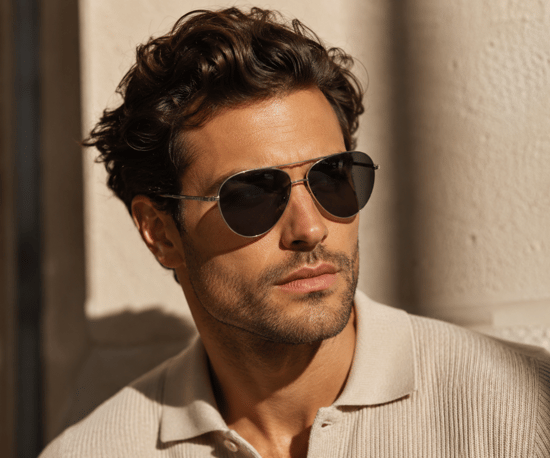 Barbour BA4051 C3 Silberne Metall-Sonnenbrille - Image 6