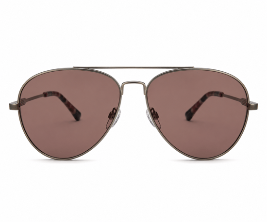 Barbour BA8112 C1 Sonnenbrille in Silber Gun Metal - Image 2