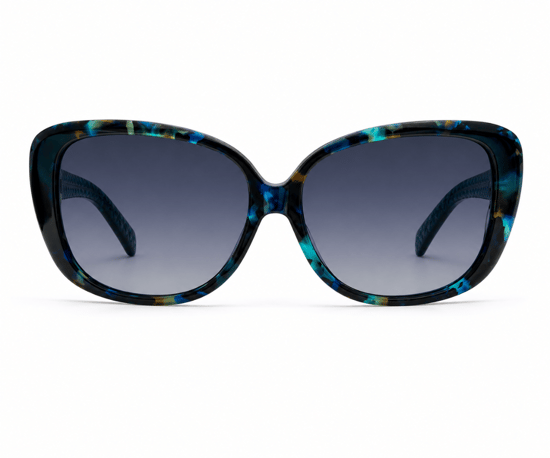 Karen Millen KM5060 604 Sonnenbrille in Blaugrün - Image 2