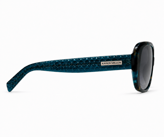 Karen Millen KM5060 604 Sonnenbrille in Blaugrün - Image 4
