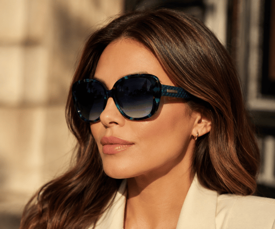 Karen Millen KM5060 604 Sonnenbrille in Blaugrün - Image 6