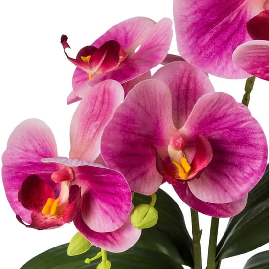 Kopu ® künstliche Orchidee 35 cm – weißer Topf Phalaenopsis - Image 2