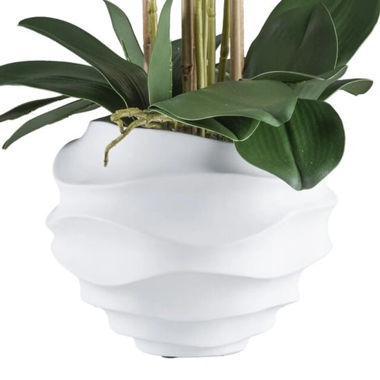 Kopu ® künstliche Orchidee 70 cm – 5 Zweige im Topf Phalaenopsis - Image 3