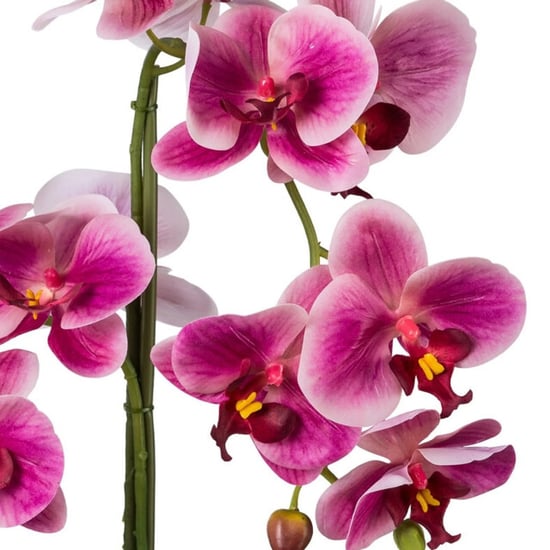 Kopu ® künstliche Orchidee 52 cm – weißer Topf Phalaenopsis - Image 6