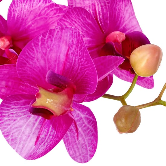Kopu ® künstliche Orchidee 65 cm – Phalaenopsis im cremefarbenen Topf - Image 3