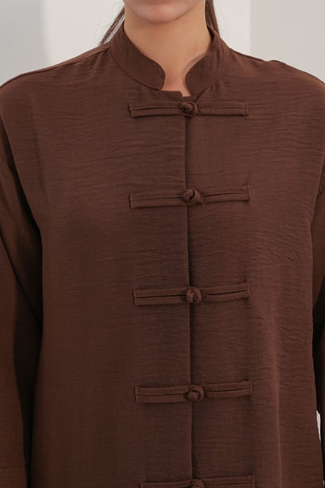 2-teiliges Oversize-Hemd-Hosen-Set - Image 5