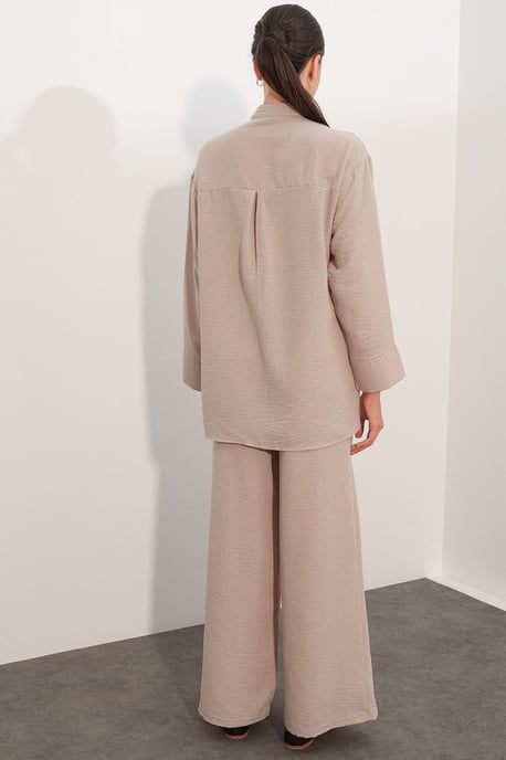 2-teiliges Oversized-Hemd-Hosen-Set - Image 6