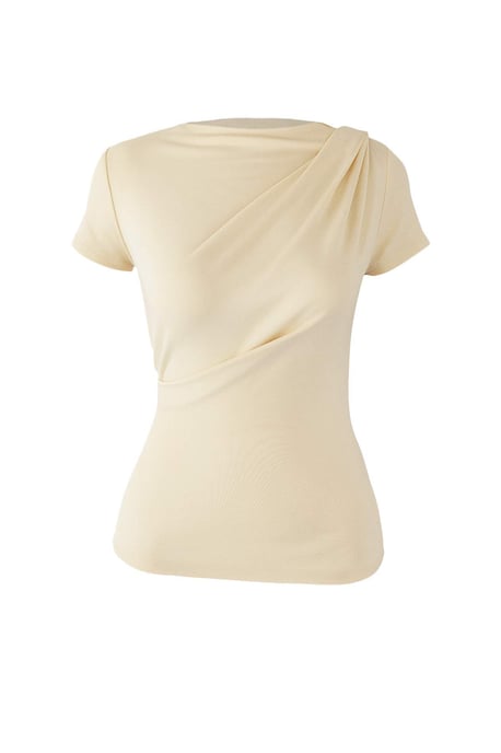 TRENDYOLMİLLA Damen Grau Einfarbig Kurz Tailliert Blusen - Image 4