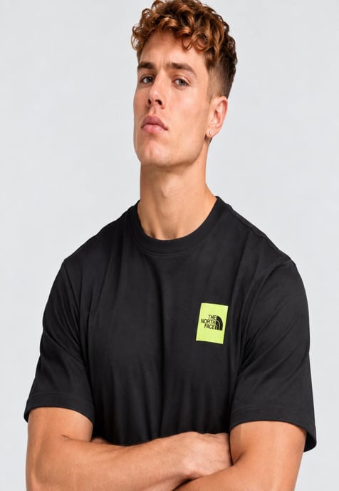 The North Face Herren Multi Location Globe T-Shirt Schwarz - Image 3