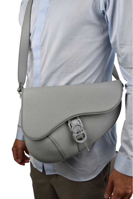 Dior Dior Satteltasche (Doppeltasche) Grau - Image 5