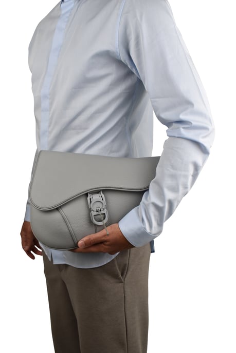 Dior Dior Satteltasche (Doppeltasche) Grau - Image 6